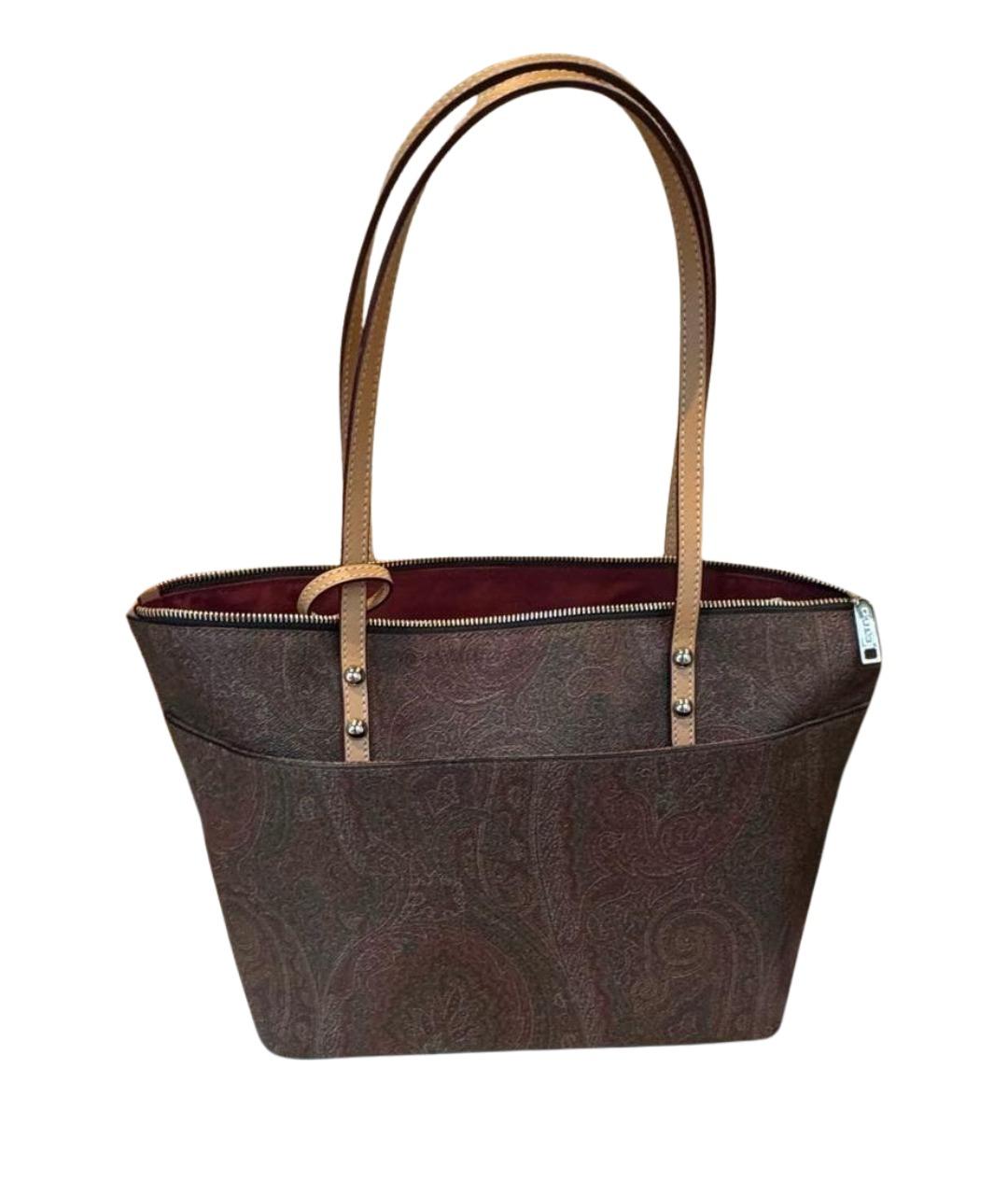 ETRO Коричневая сумка тоут, фото 1