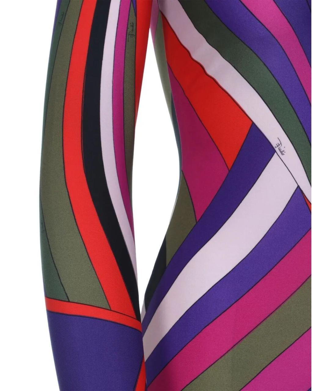 PUCCI Мульти полиамидовое платье, фото 3