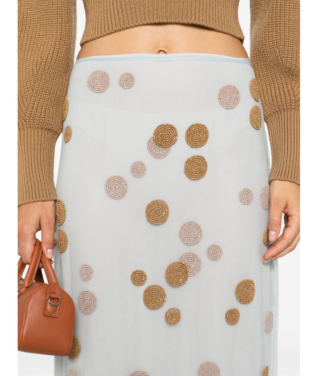 FENDI Мульти полиамидовая юбка миди, фото 4