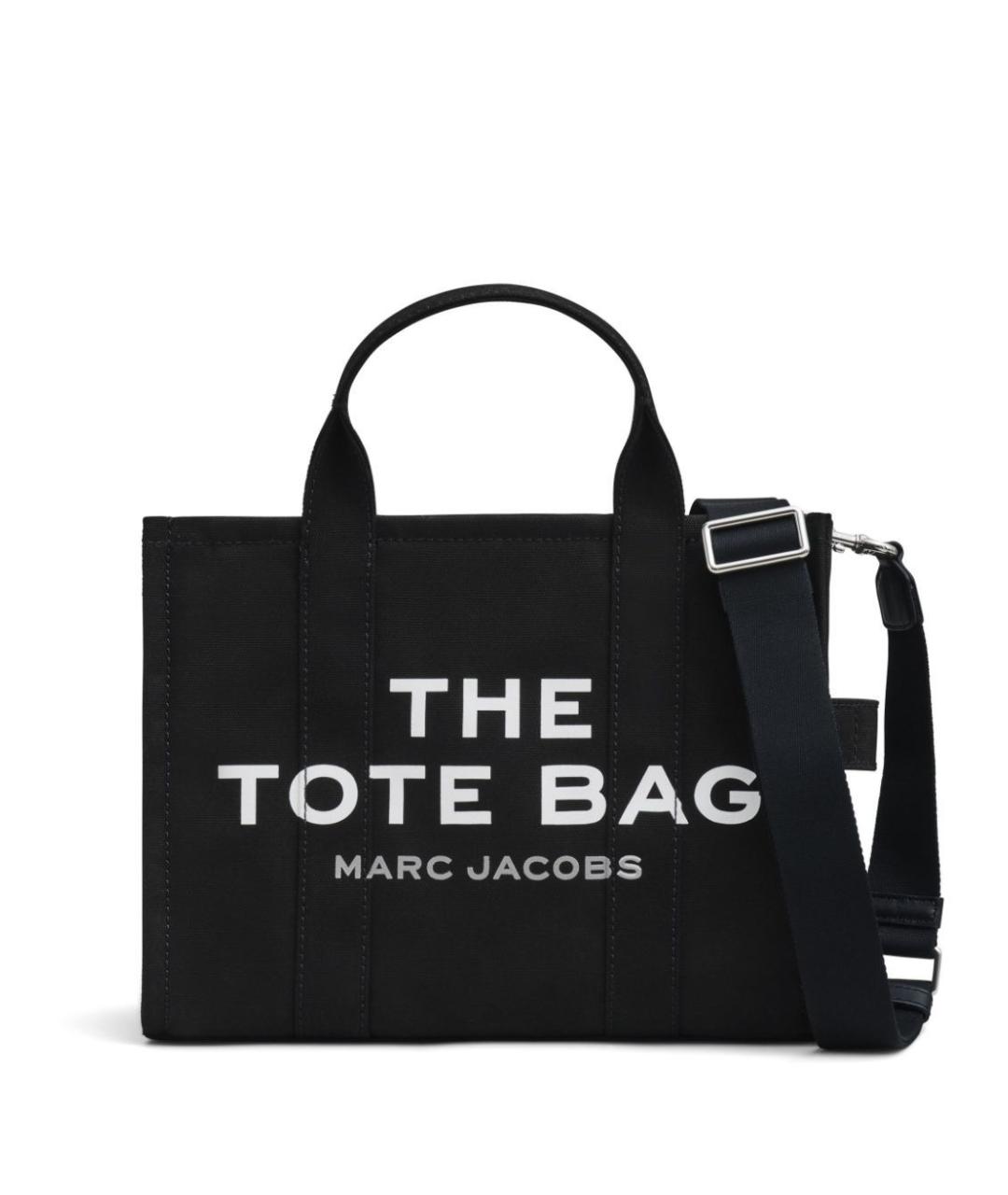 MARC JACOBS Черная тканевая сумка тоут, фото 1