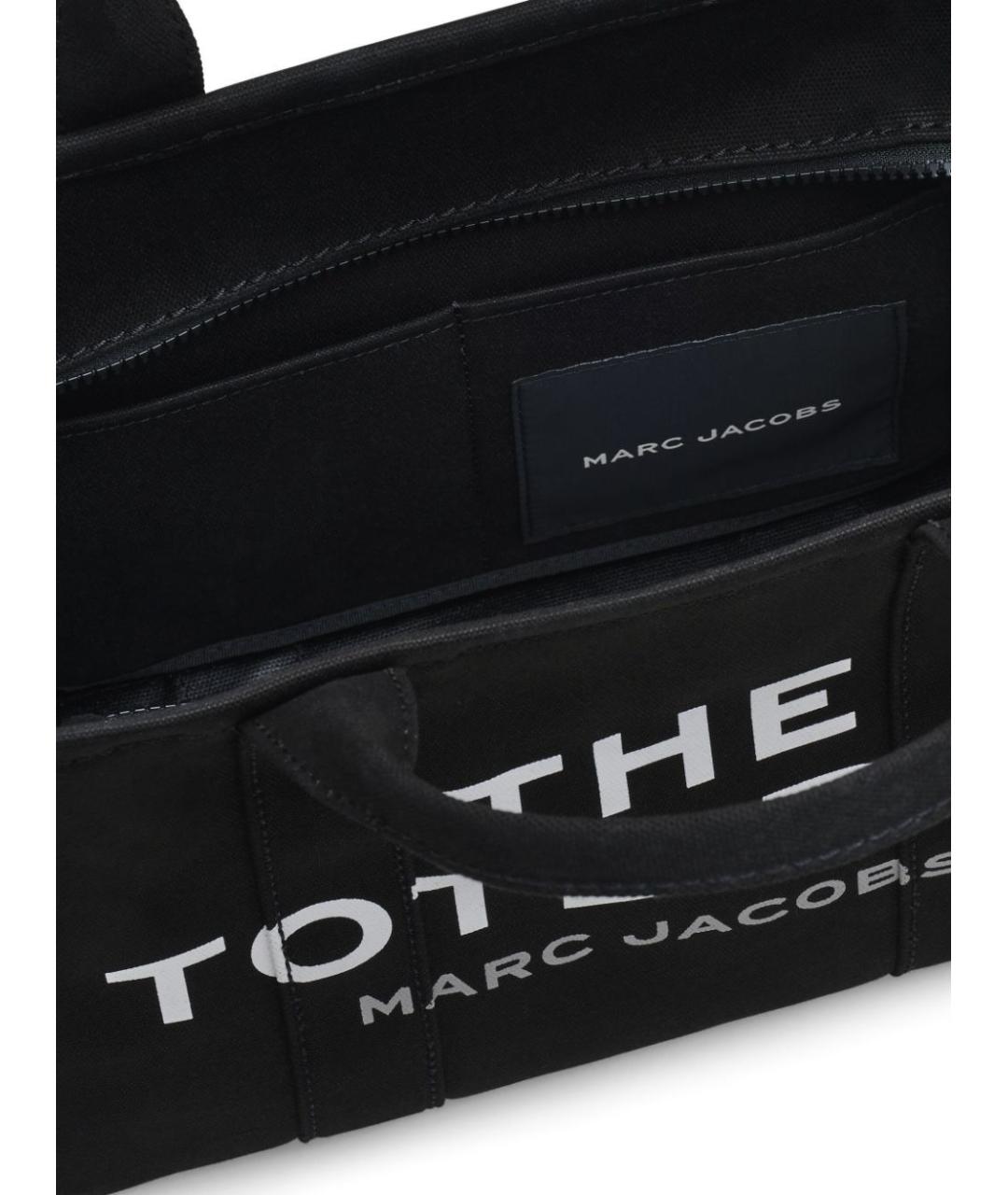 MARC JACOBS Черная тканевая сумка тоут, фото 6