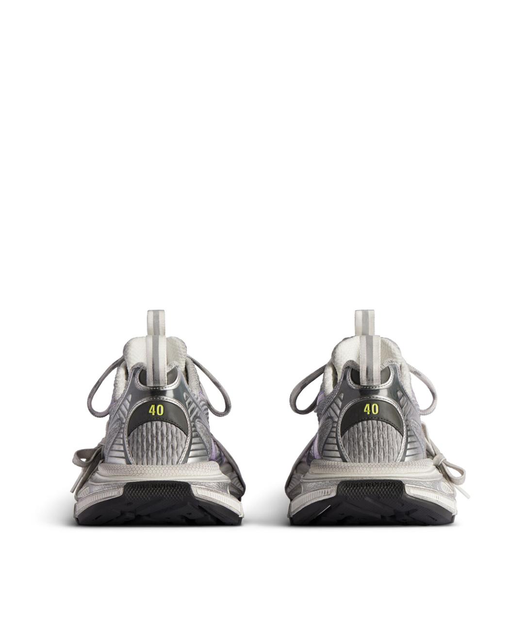 BALENCIAGA Серые синтетические кроссовки, фото 3