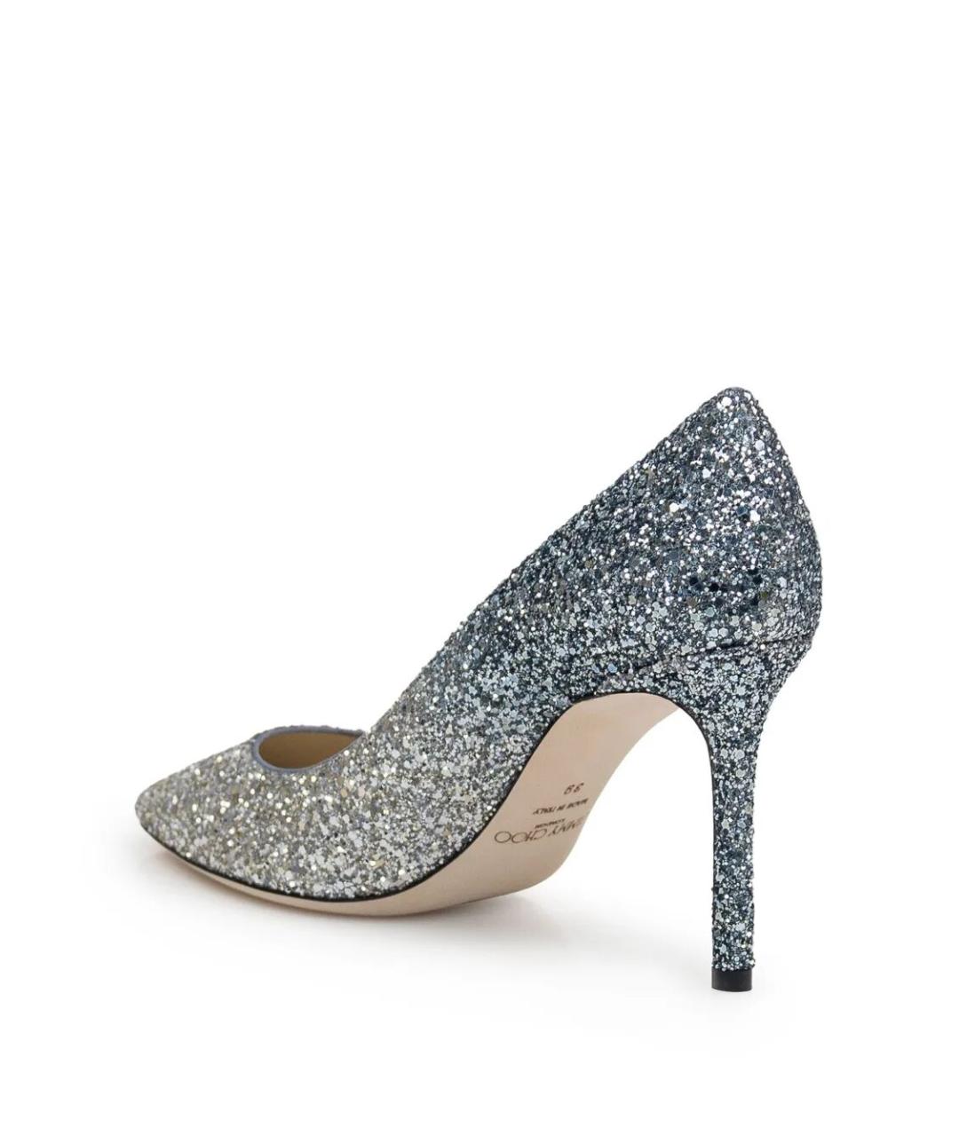 JIMMY CHOO Серебряные туфли, фото 3