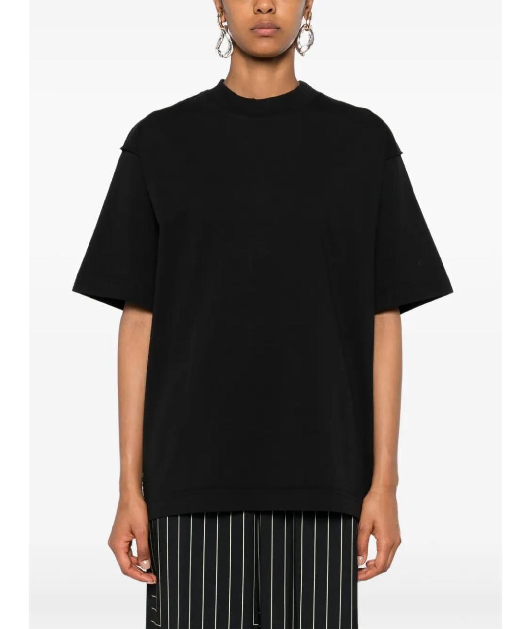 FEDERICO CINA Черная хлопковая футболка, фото 5