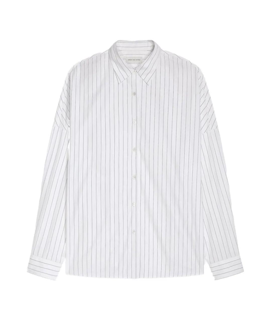 DRIES VAN NOTEN Белая хлопковая рубашка, фото 1