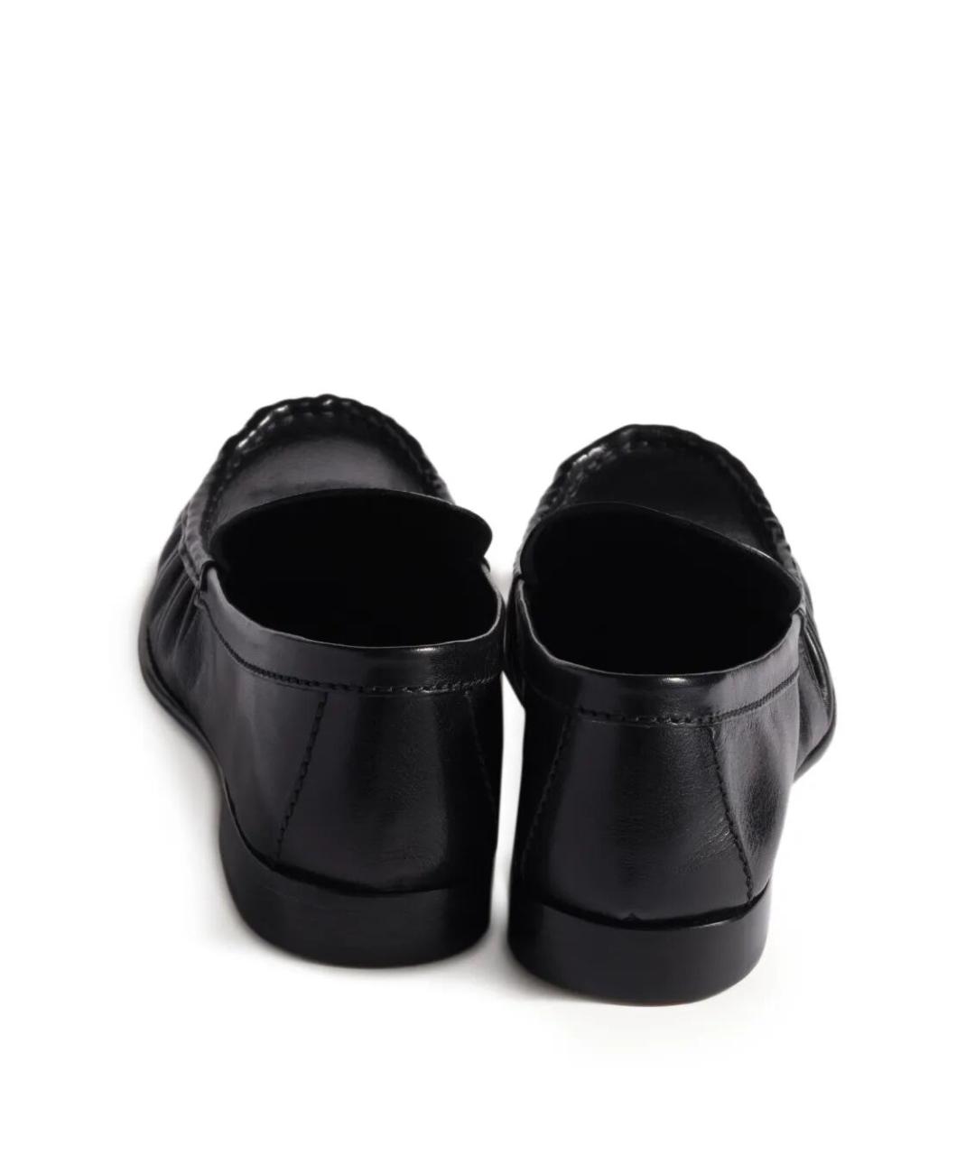 MIU MIU Черные кожаные лоферы, фото 3