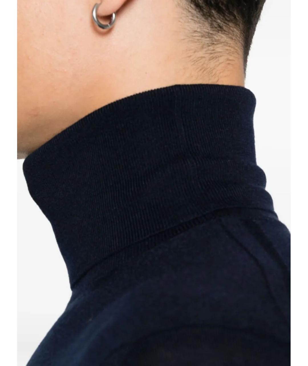 SAINT LAURENT Черная шерстяная водолазка, фото 5