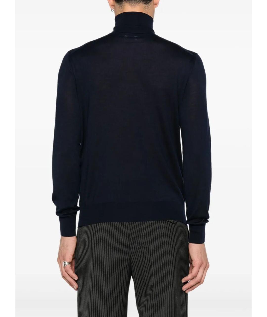 SAINT LAURENT Черная шерстяная водолазка, фото 4