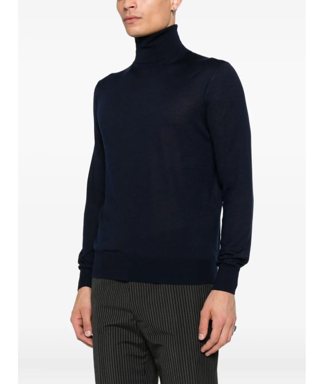 SAINT LAURENT Черная шерстяная водолазка, фото 3