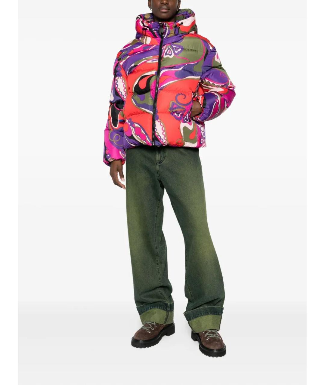 PUCCI Мульти полиамидовый пуховик, фото 2