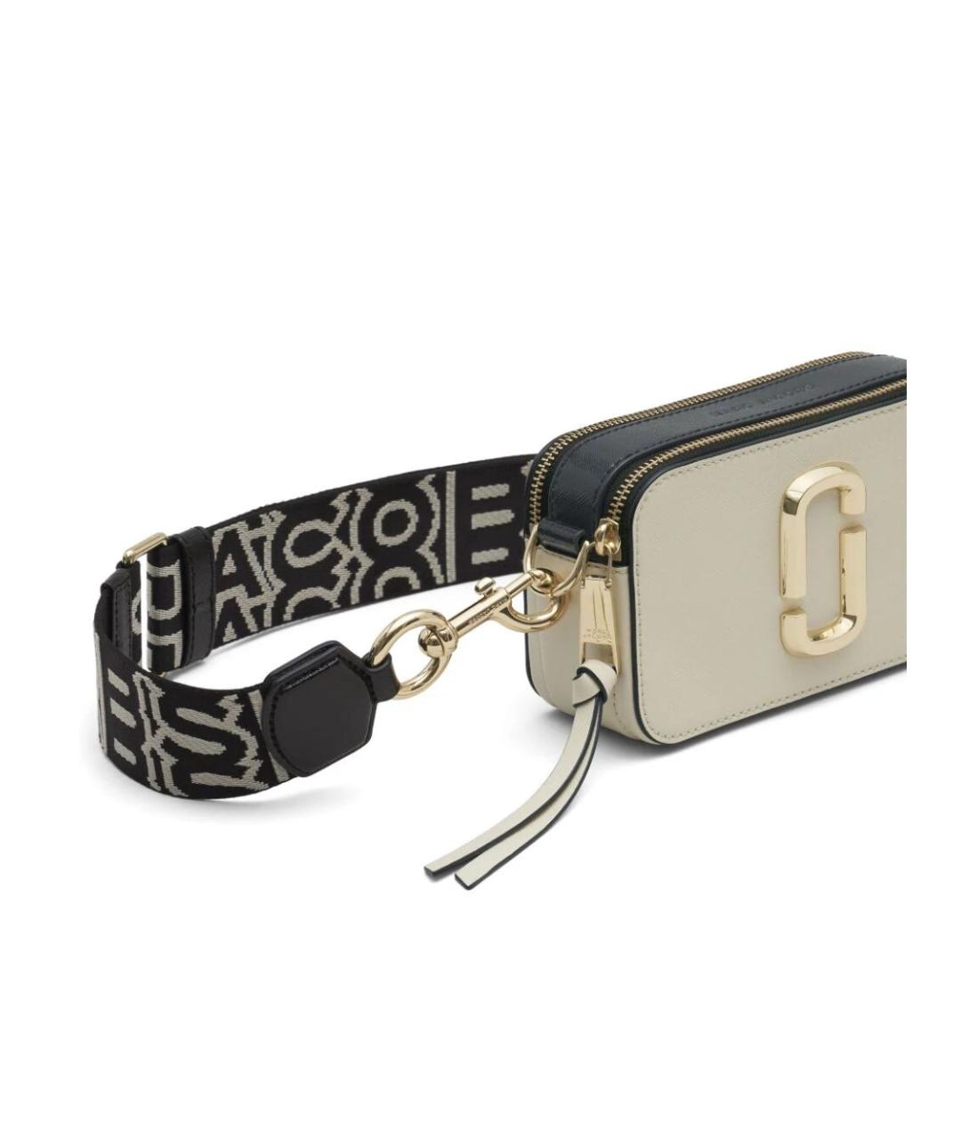 MARC JACOBS Белая кожаная сумка через плечо, фото 5