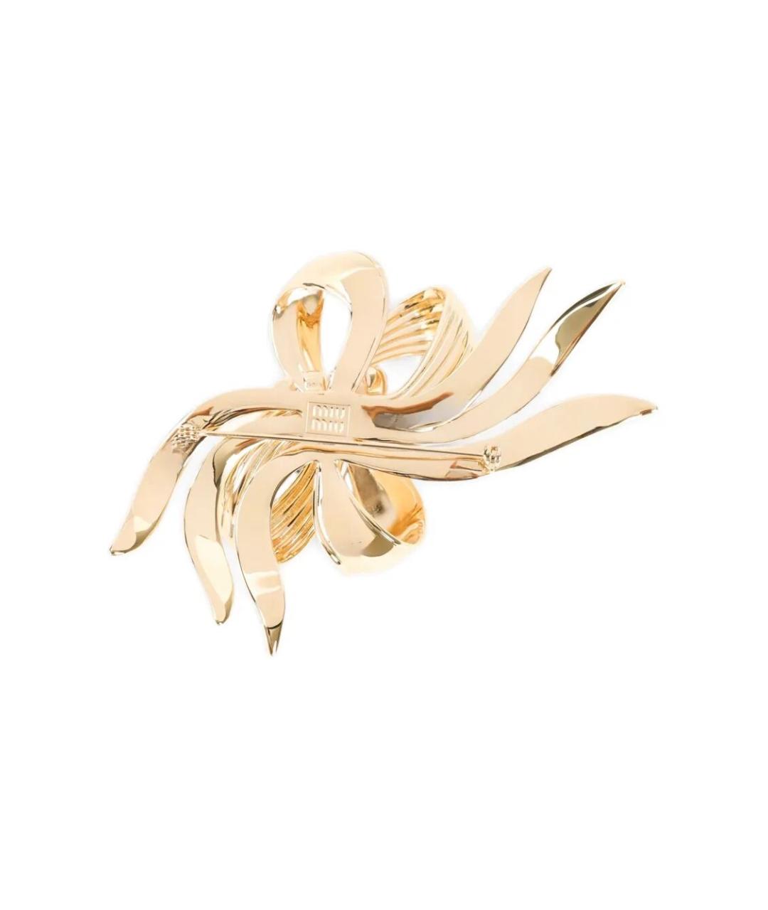 MIU MIU Золотая латунная булавка / брошь, фото 3