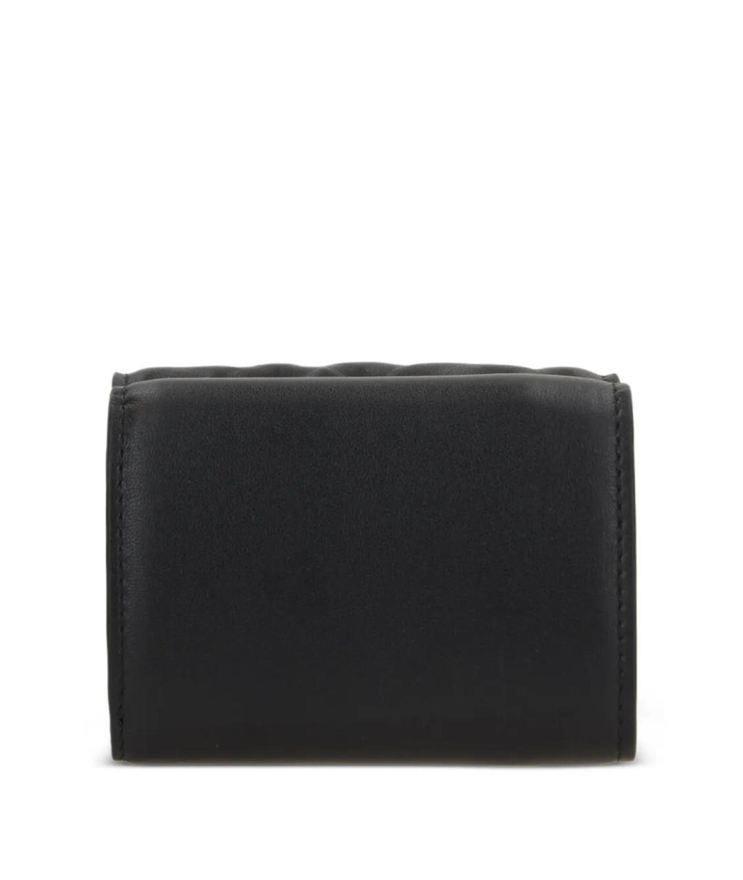 FENDI Черный кожаный кошелек, фото 6