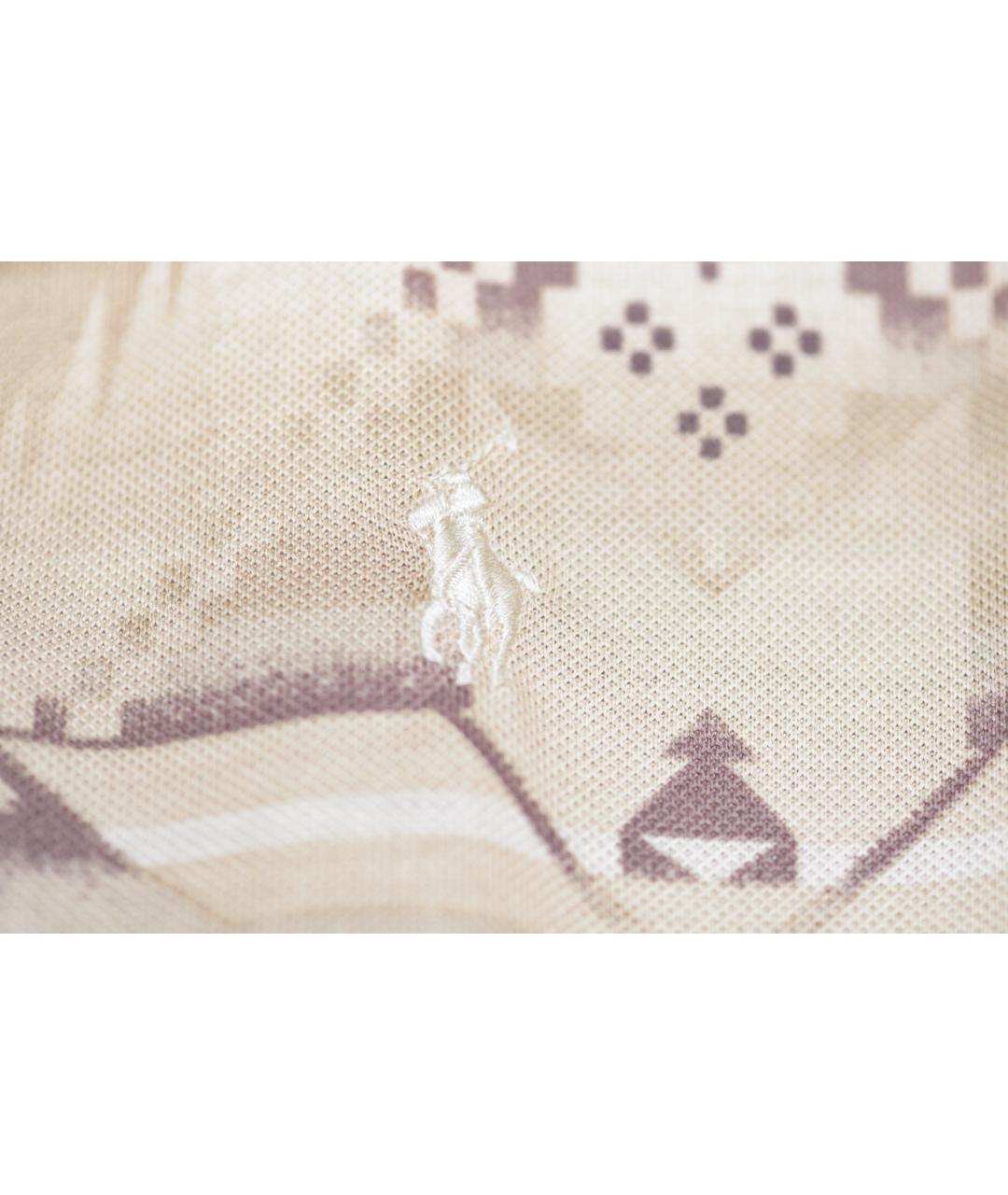 RALPH LAUREN Бежевая хлопковая рубашка, фото 6