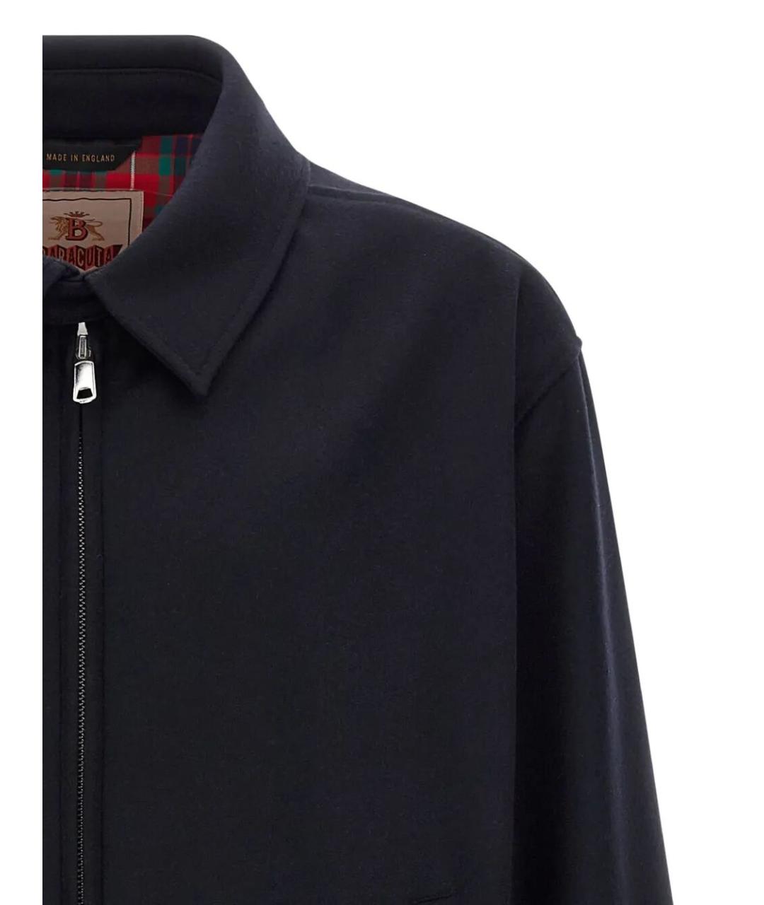 BARRACUTA Темно-синяя шерстяная куртка, фото 3