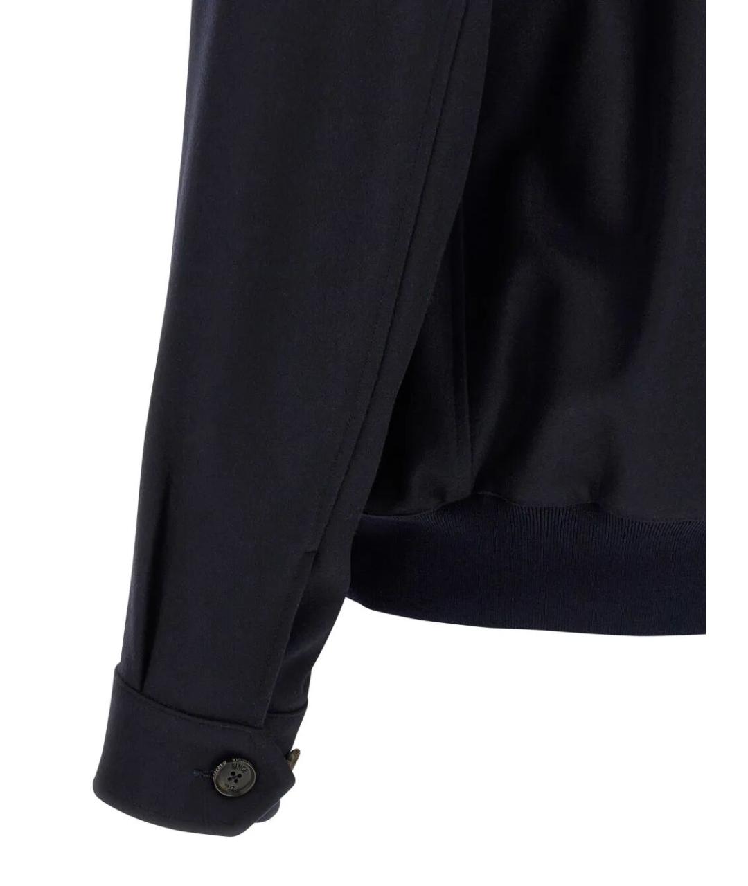 BARRACUTA Темно-синяя шерстяная куртка, фото 4