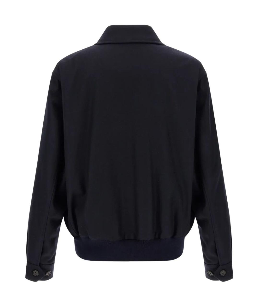 BARRACUTA Темно-синяя шерстяная куртка, фото 2