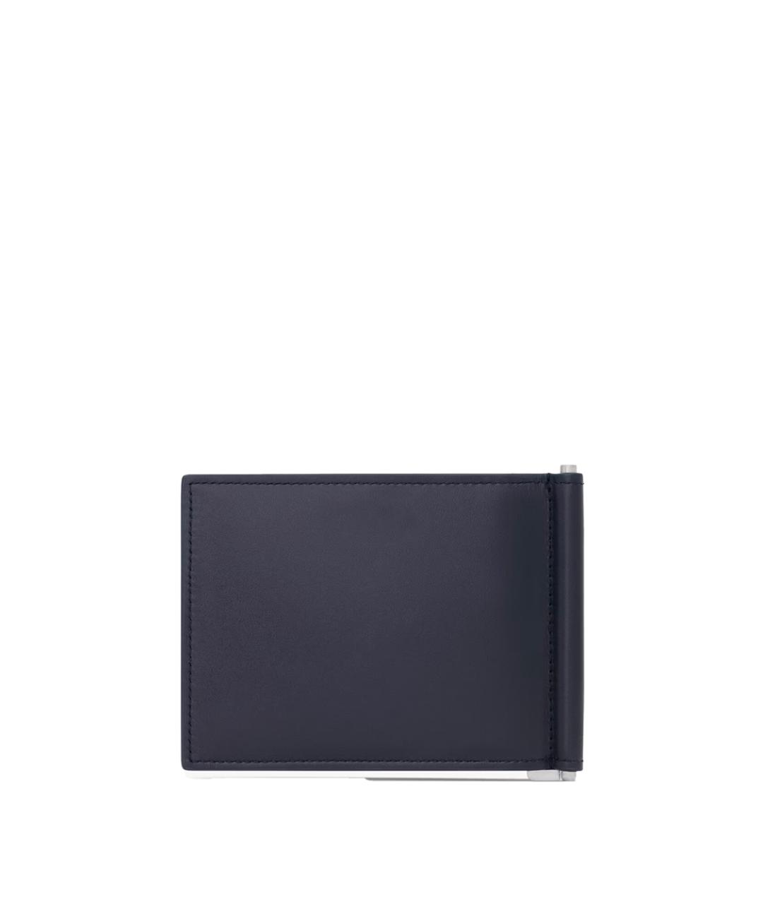 SAINT LAURENT Черный кожаный кошелек, фото 2