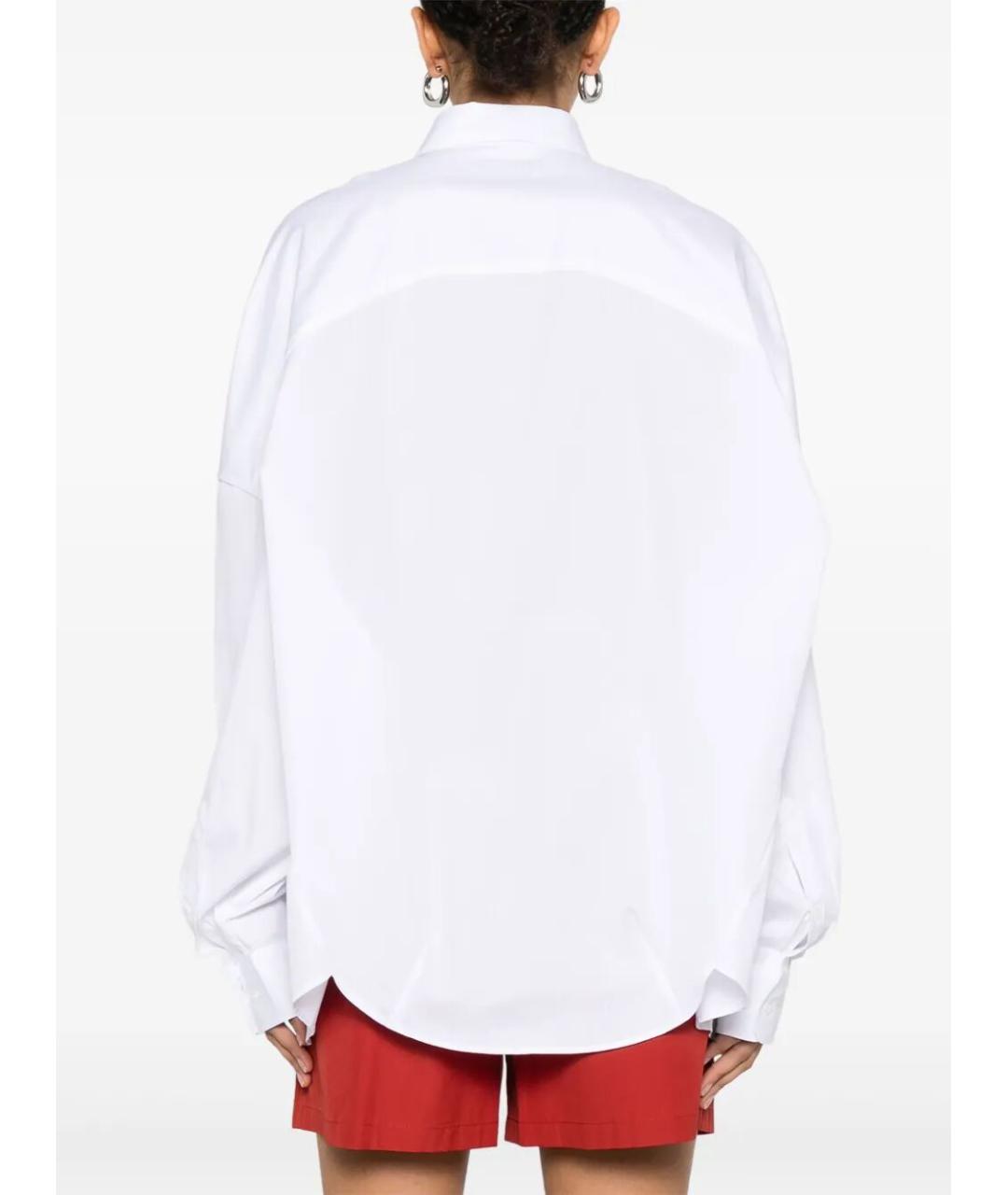 DRIES VAN NOTEN Белая хлопковая рубашка, фото 4