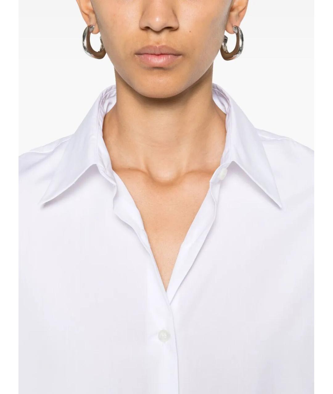 DRIES VAN NOTEN Белая хлопковая рубашка, фото 5
