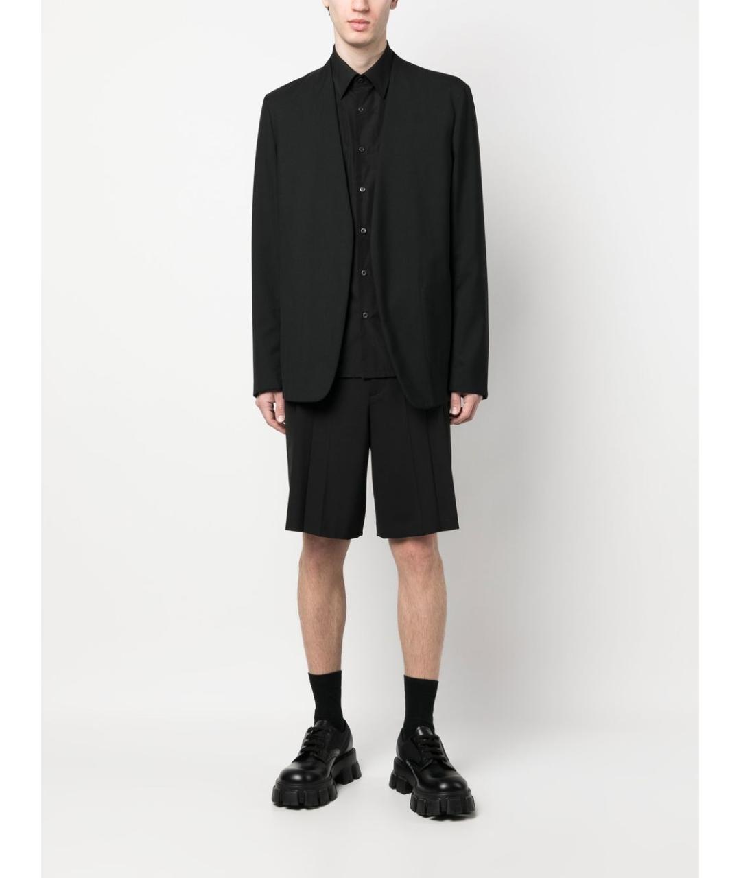 PRADA Черная хлопковая кэжуал рубашка, фото 3