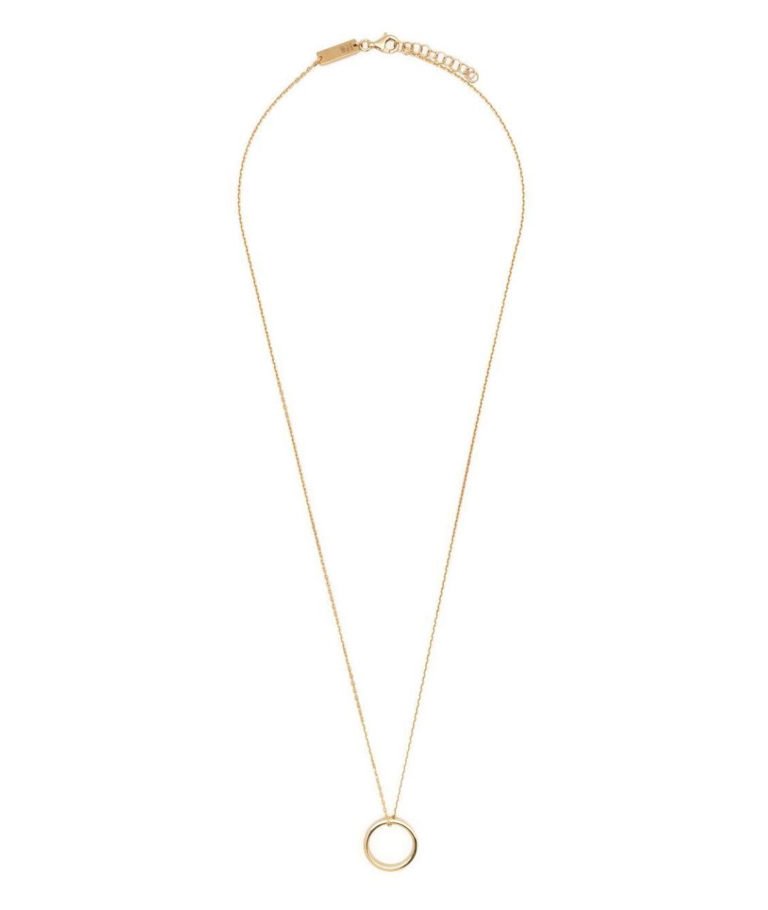 MAISON MARGIELA Золотое латунное колье, фото 1