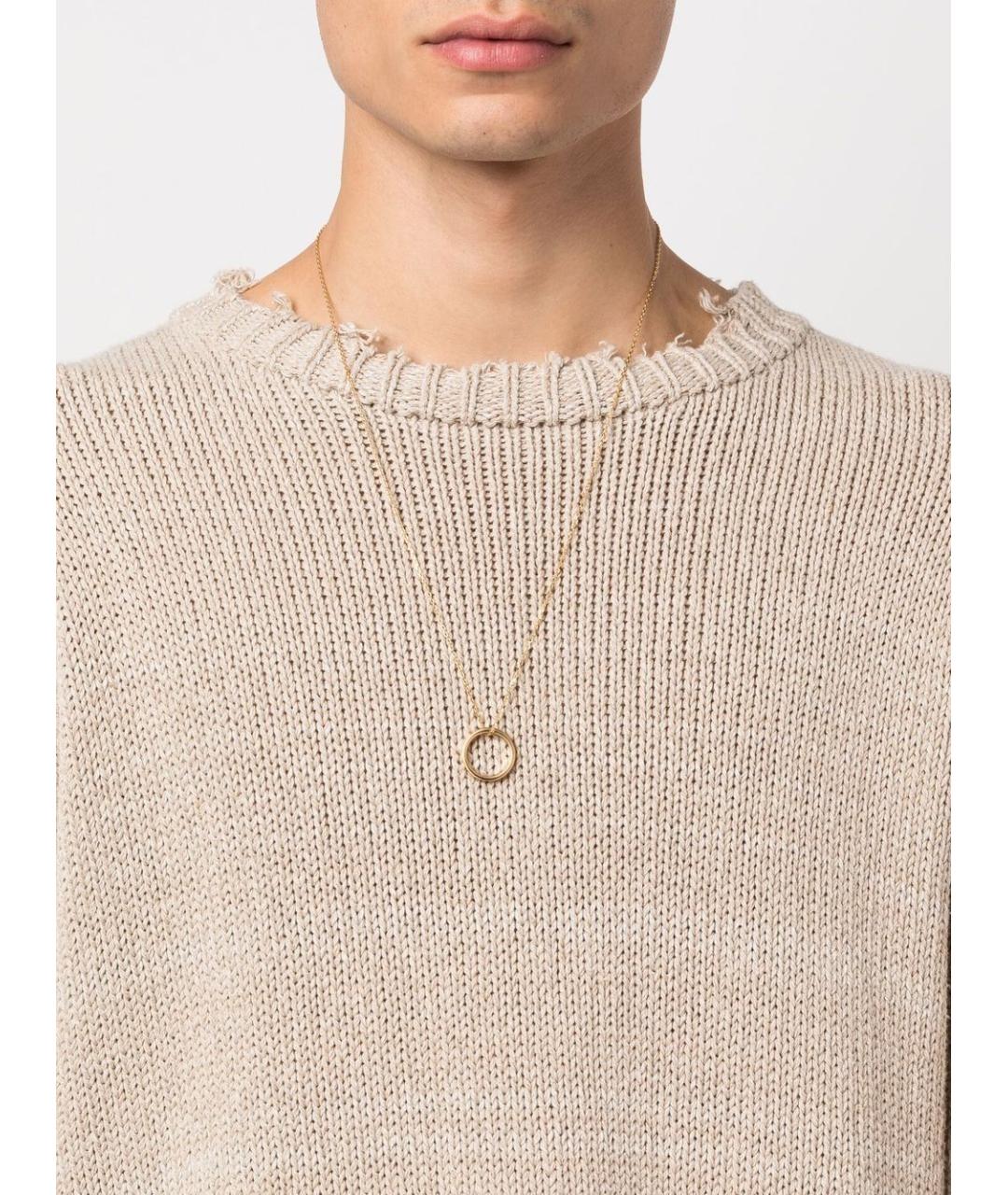 MAISON MARGIELA Золотое латунное колье, фото 2