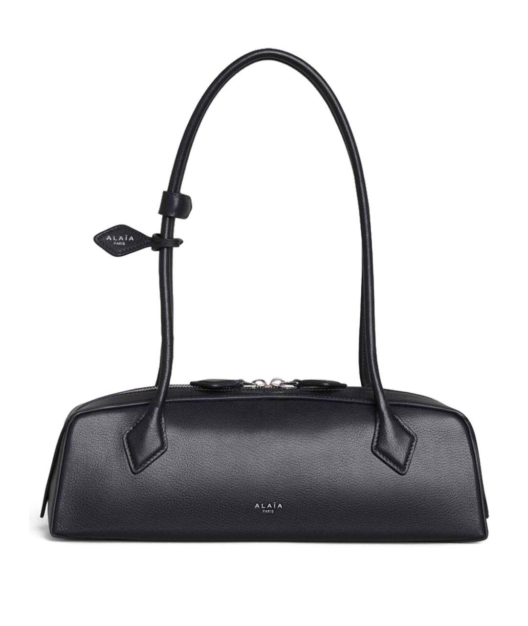 ALAIA Черная кожаная сумка через плечо, фото 1
