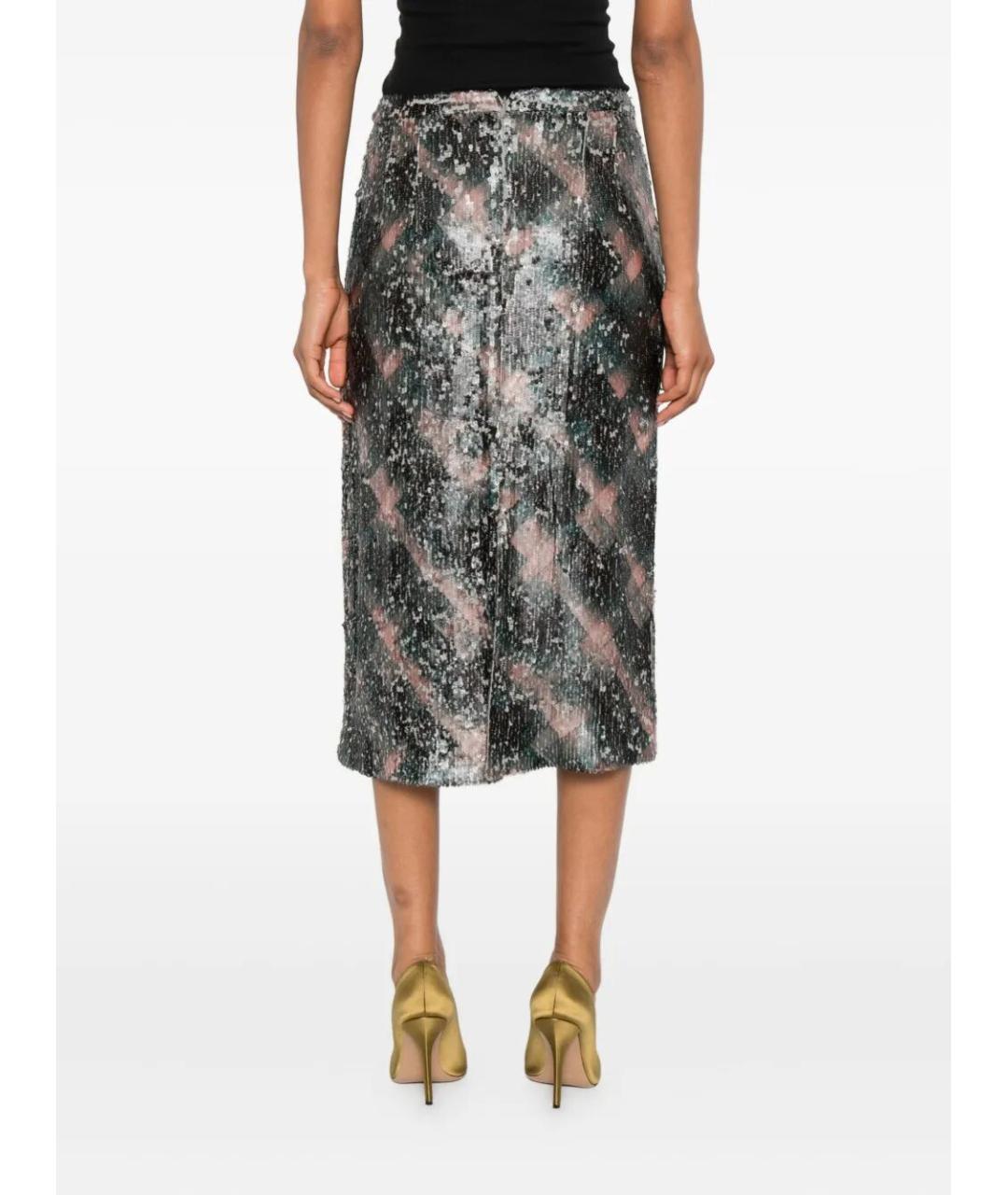 DRIES VAN NOTEN Мульти юбка миди, фото 4