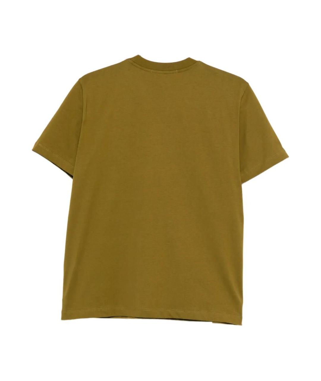 MSGM Зеленая хлопковая футболка, фото 2