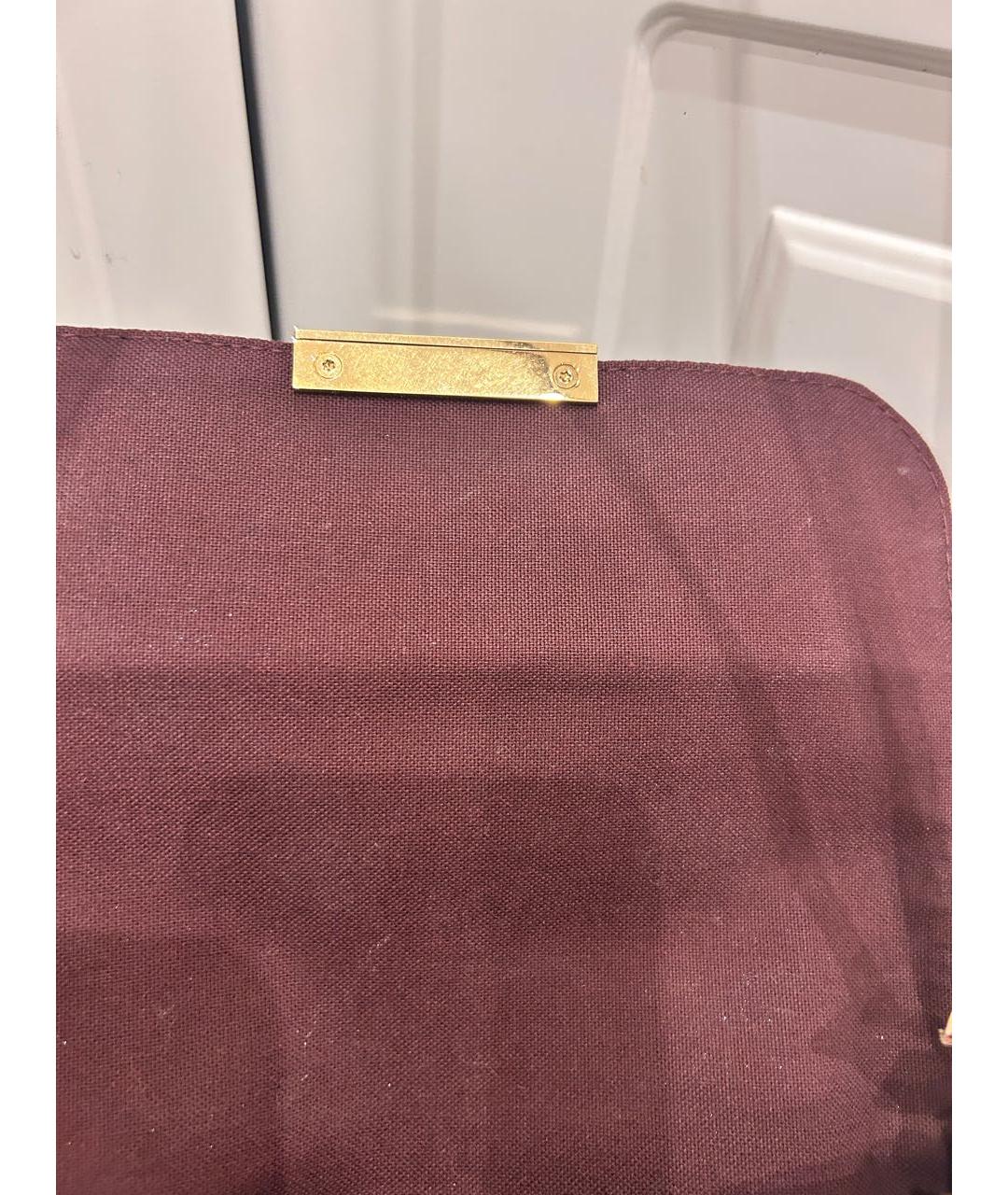 LOUIS VUITTON Коричневая сумка через плечо из искусственной кожи, фото 8