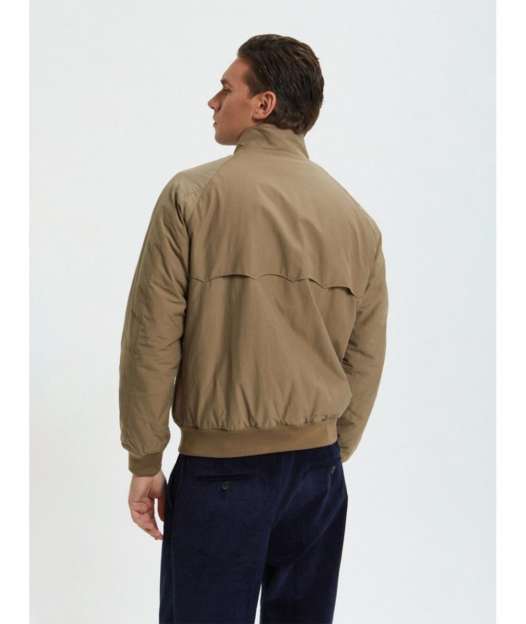 BARRACUTA Бежевая полиэстеровая куртка, фото 3