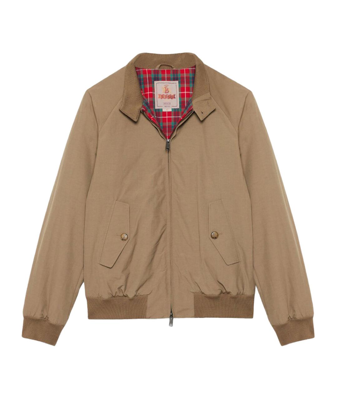 BARRACUTA Бежевая полиэстеровая куртка, фото 1