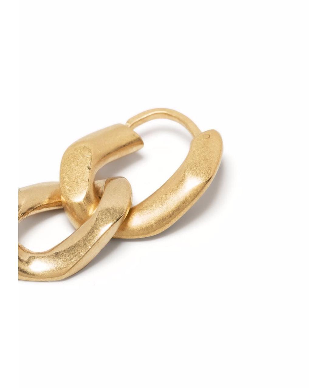 MAISON MARGIELA Золотые латунные серьги, фото 3