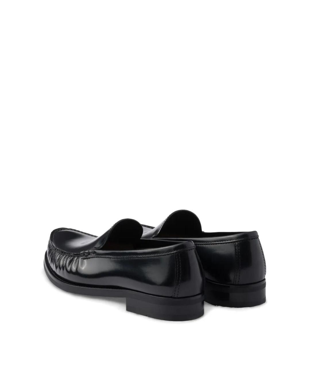 PRADA Черные кожаные лоферы, фото 7
