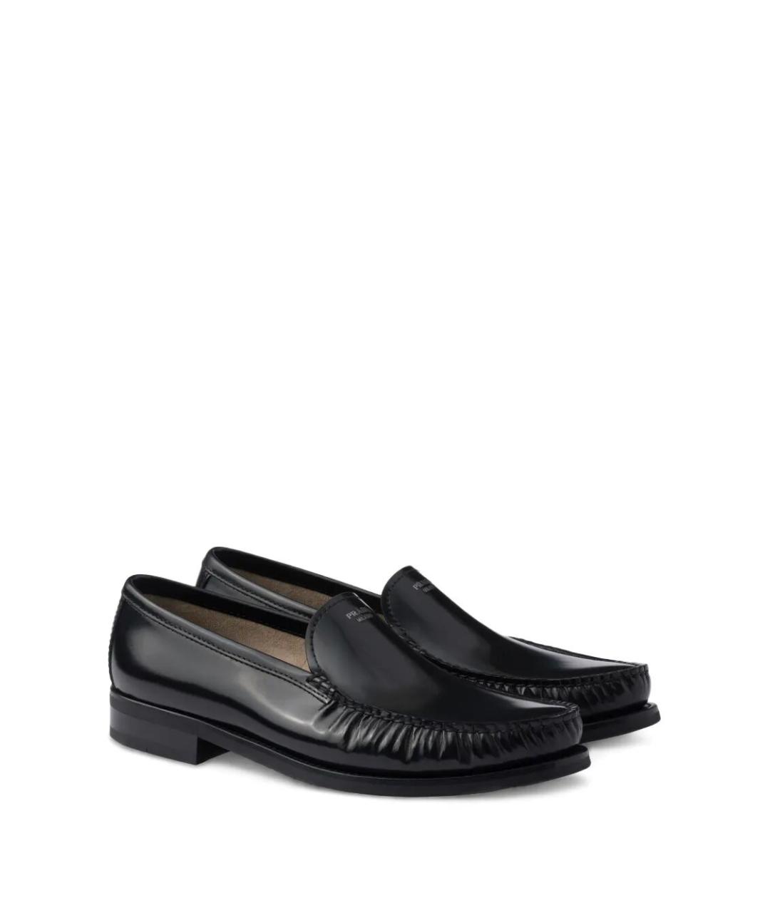 PRADA Черные кожаные лоферы, фото 6