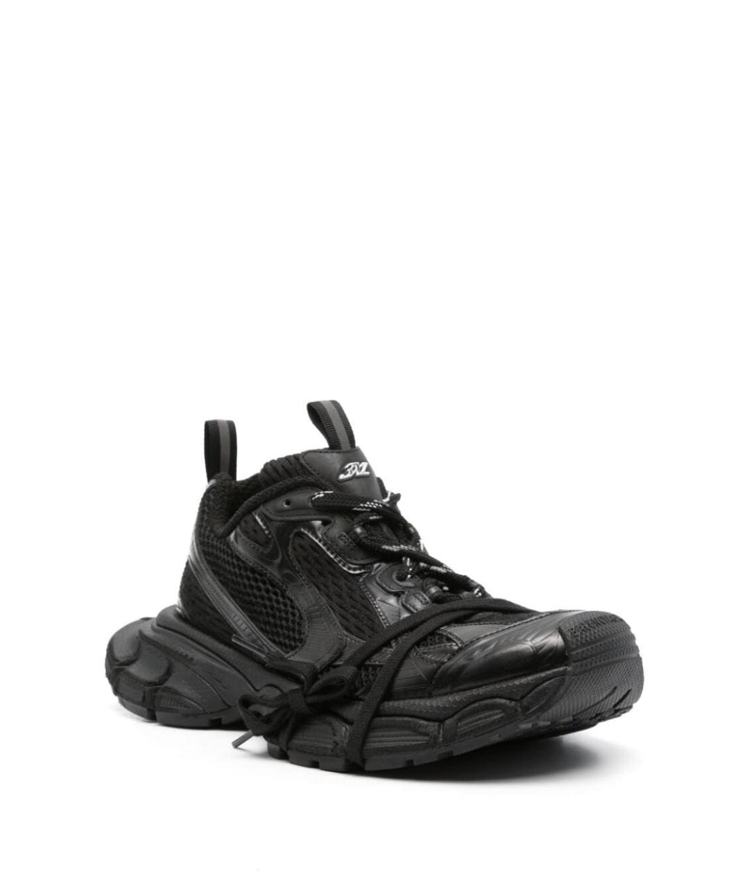 BALENCIAGA Черные синтетические кроссовки, фото 3