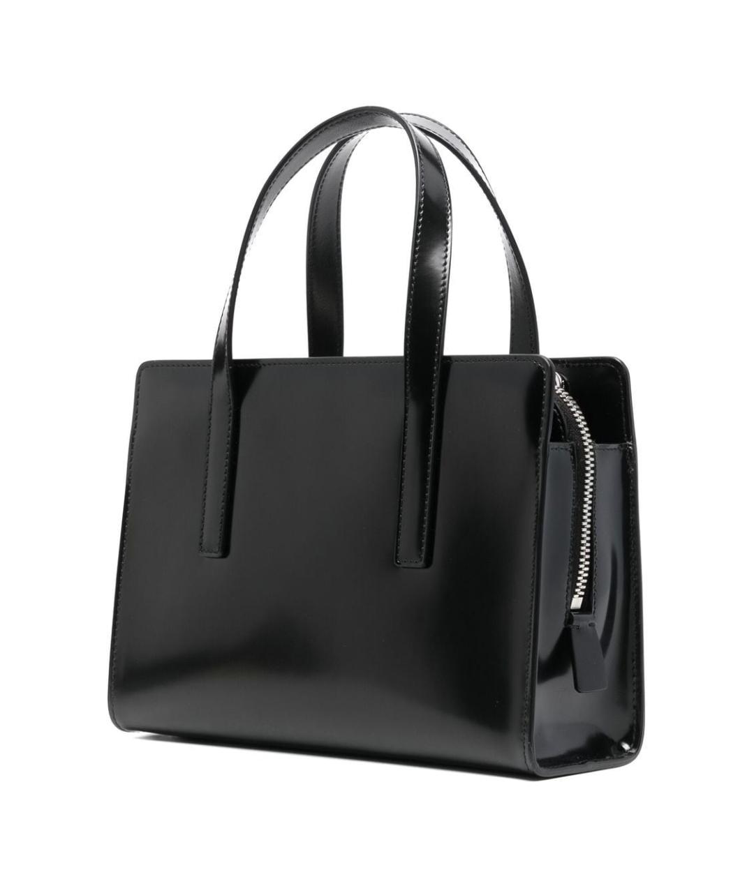 PRADA Черная кожаная сумка тоут, фото 3