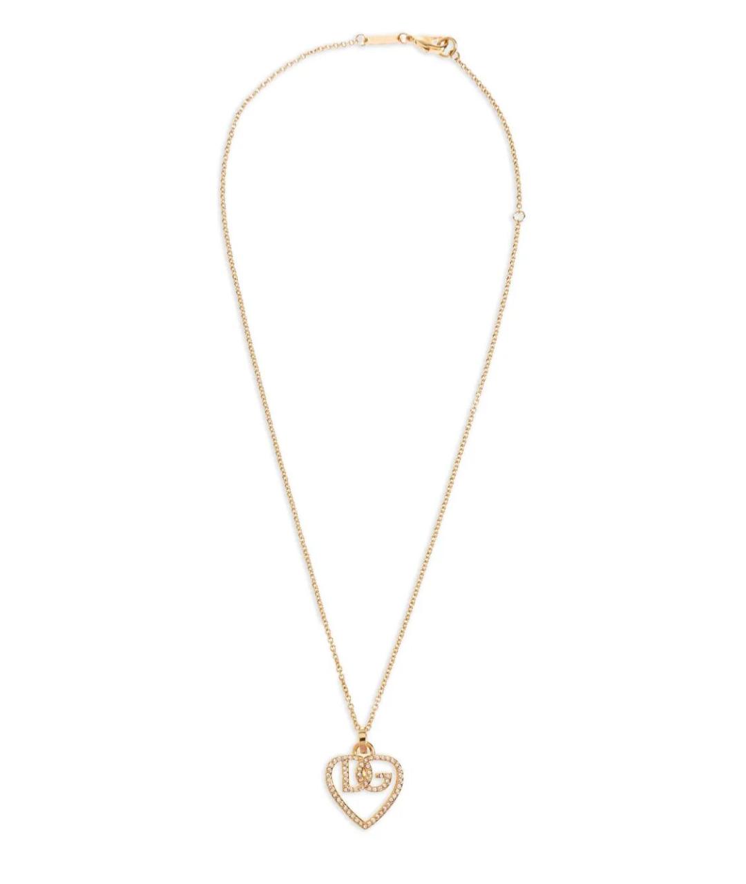 DOLCE&GABBANA Золотое латунное колье, фото 1