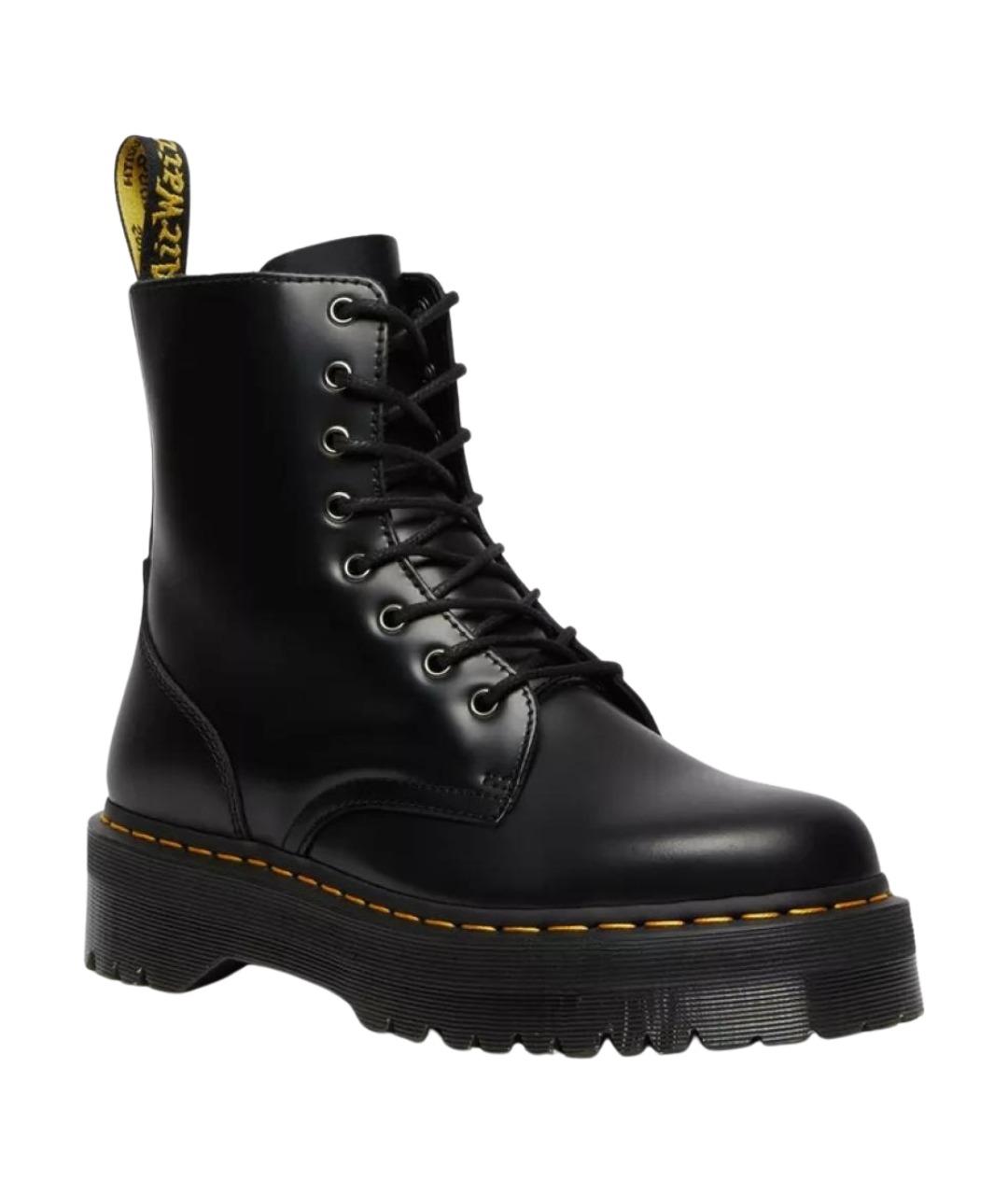 DR. MARTENS Черные кожаные ботинки, фото 1