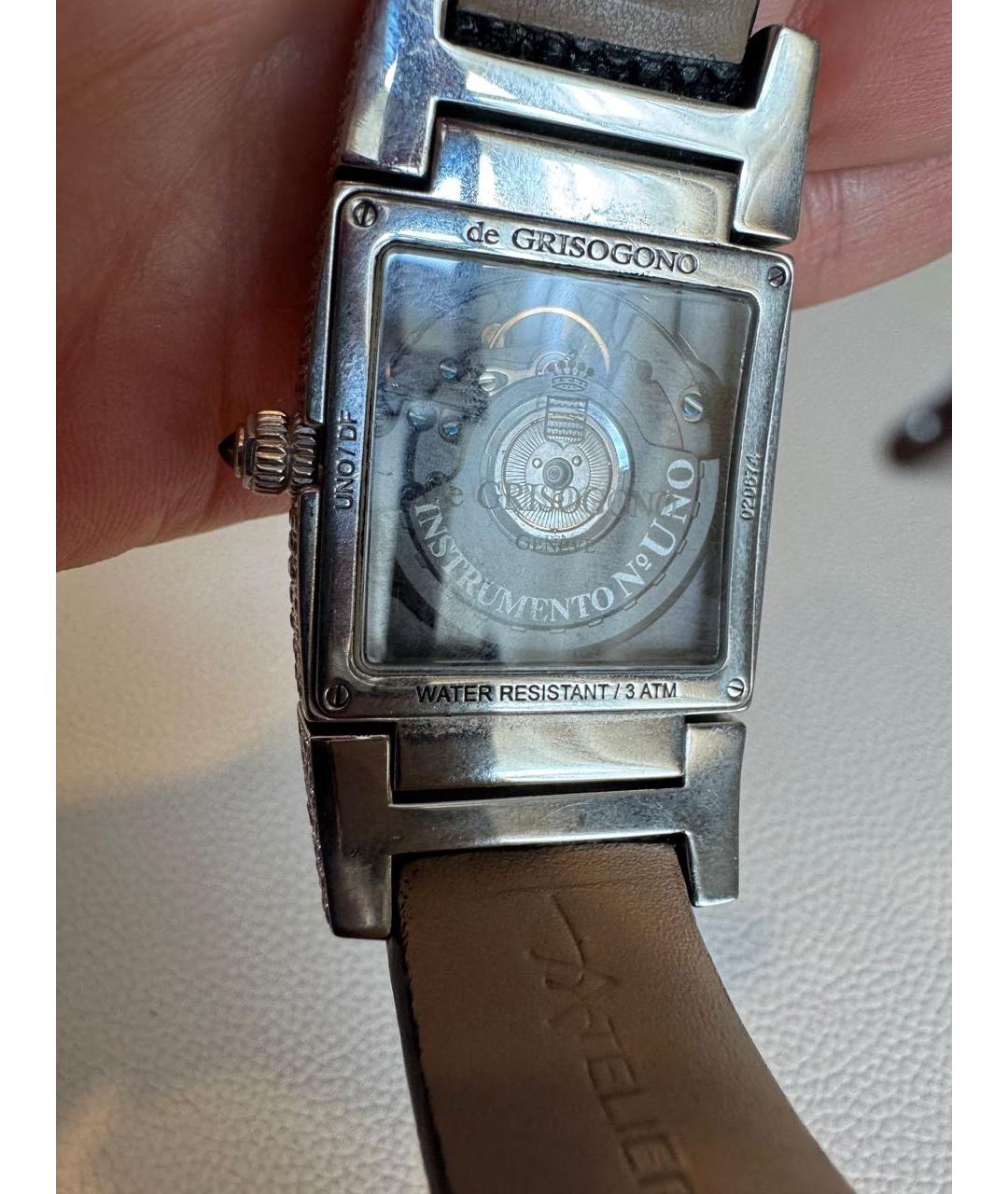 DE GRISOGONO Серебряные часы, фото 2