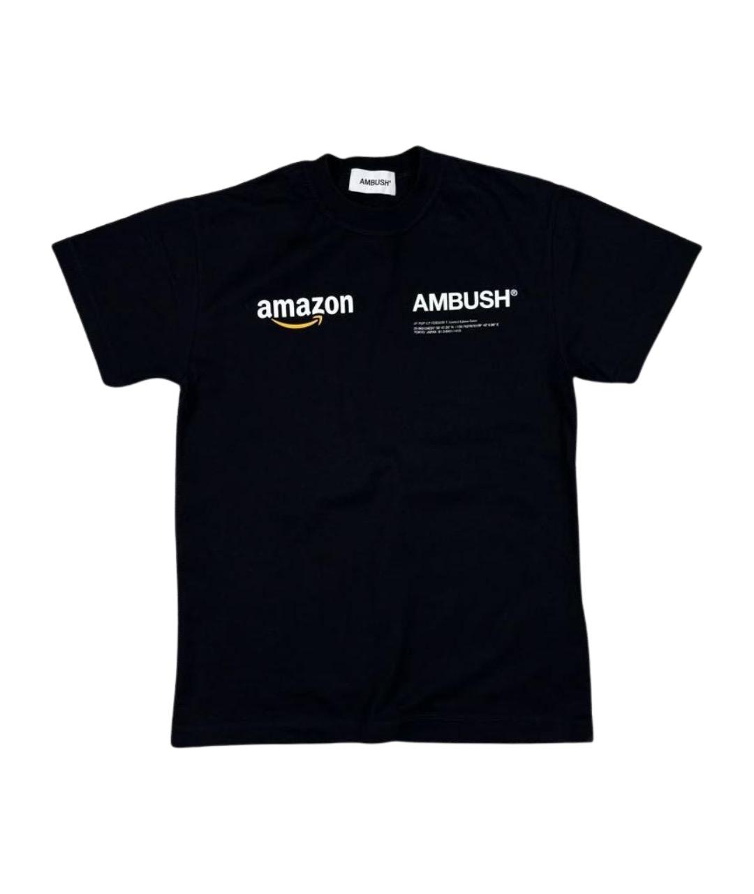 AMBUSH Черная хлопковая футболка, фото 1