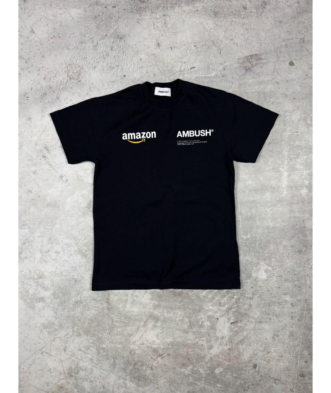 AMBUSH Черная хлопковая футболка, фото 6