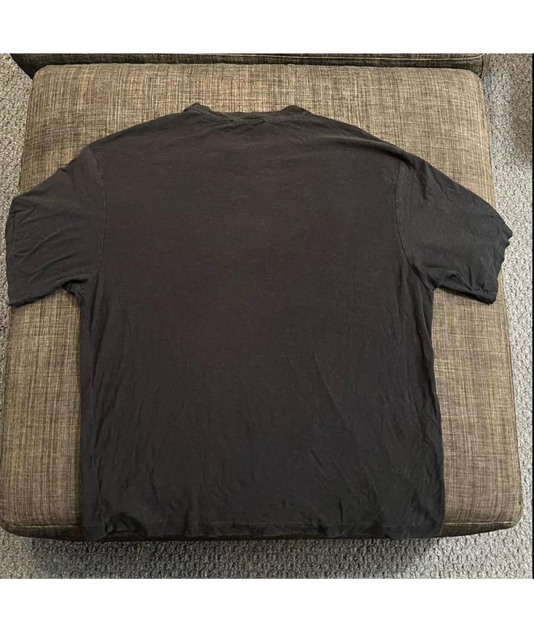 ACNE STUDIOS Серая хлопковая футболка, фото 2