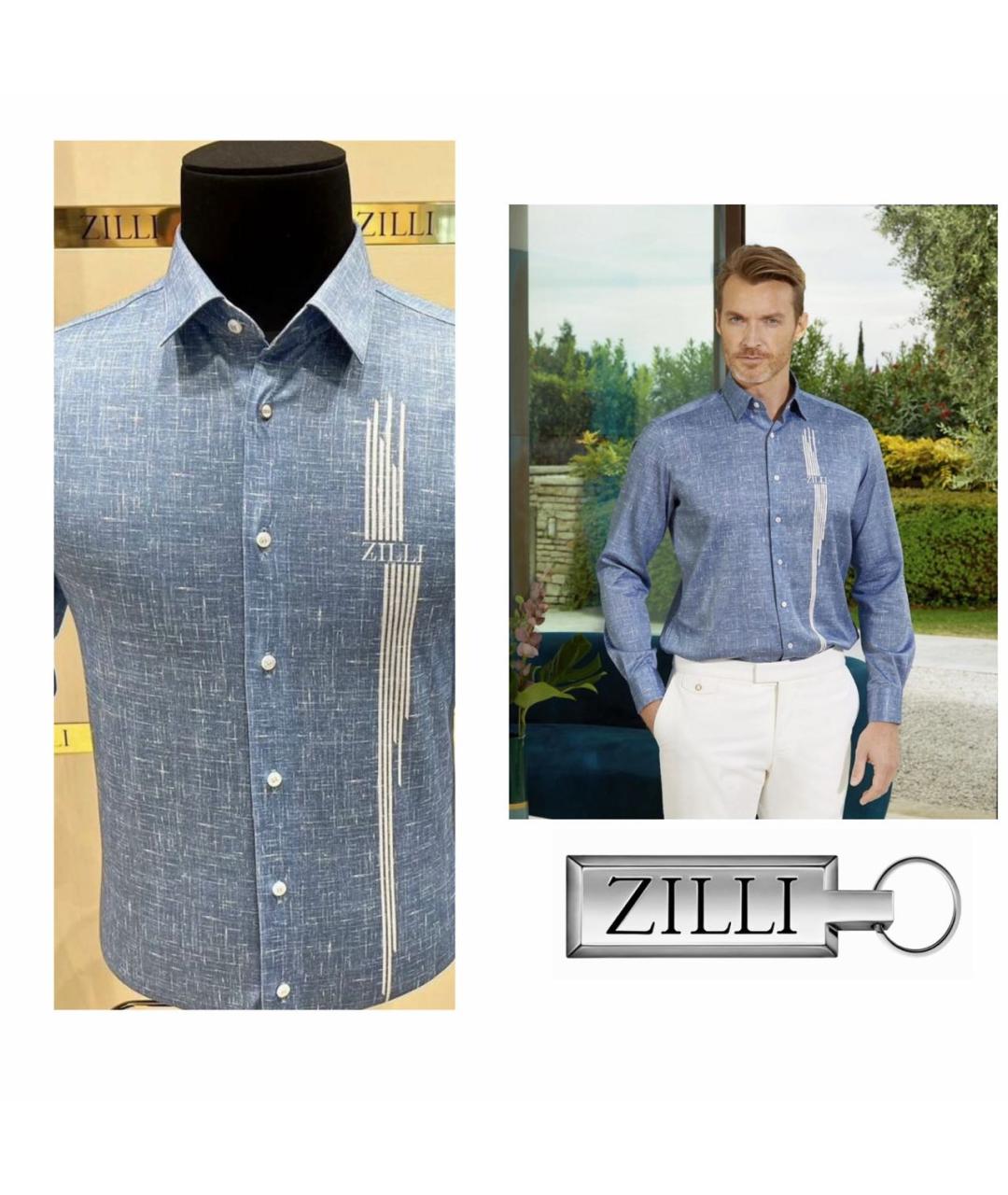 ZILLI Мульти хлопковая кэжуал рубашка, фото 2