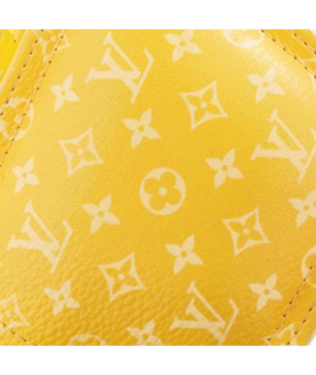 LOUIS VUITTON Желтый кошелек, фото 4