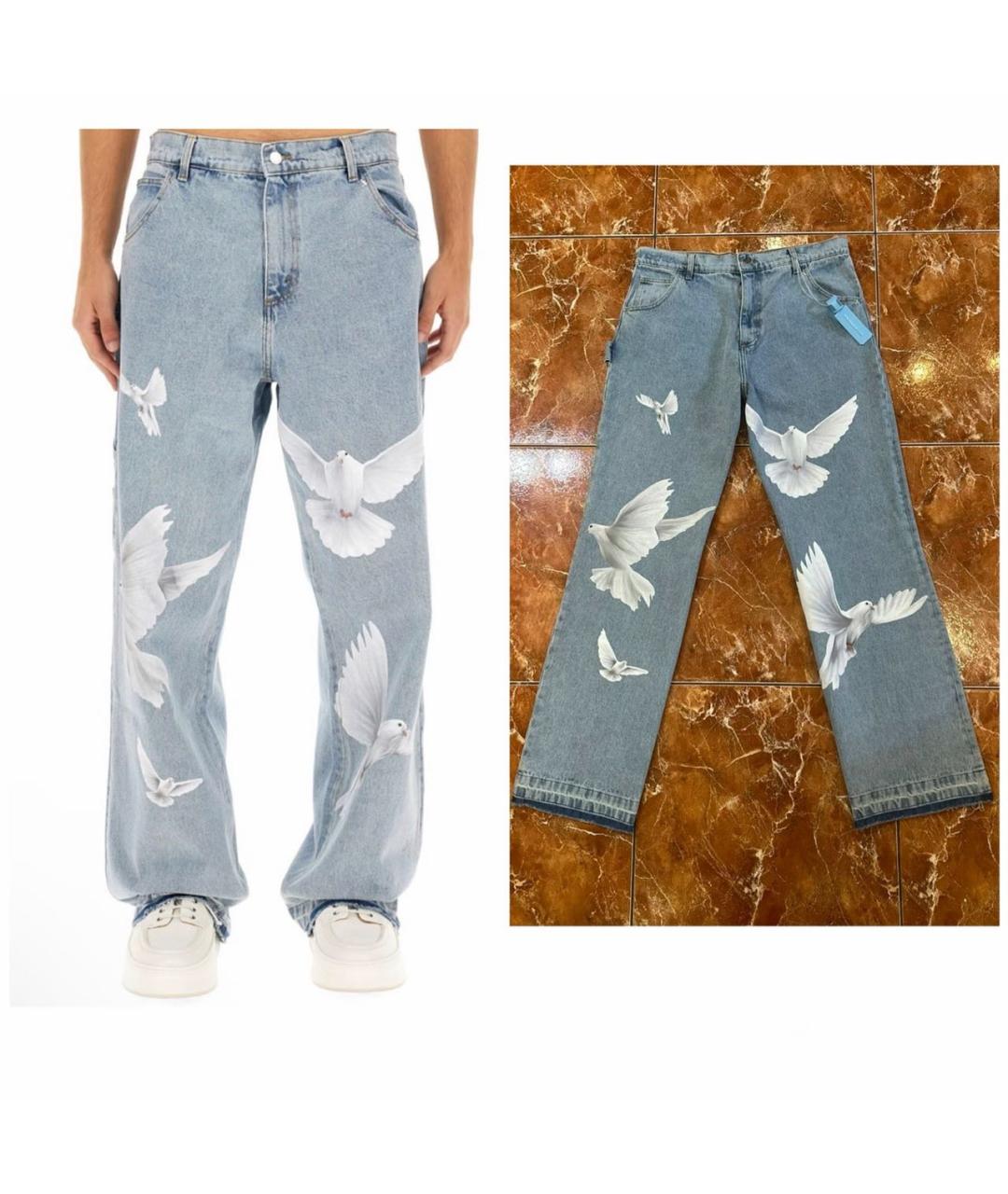 32 PARADIS SPRUNG FRERES Мульти хлопковые прямые джинсы, фото 2