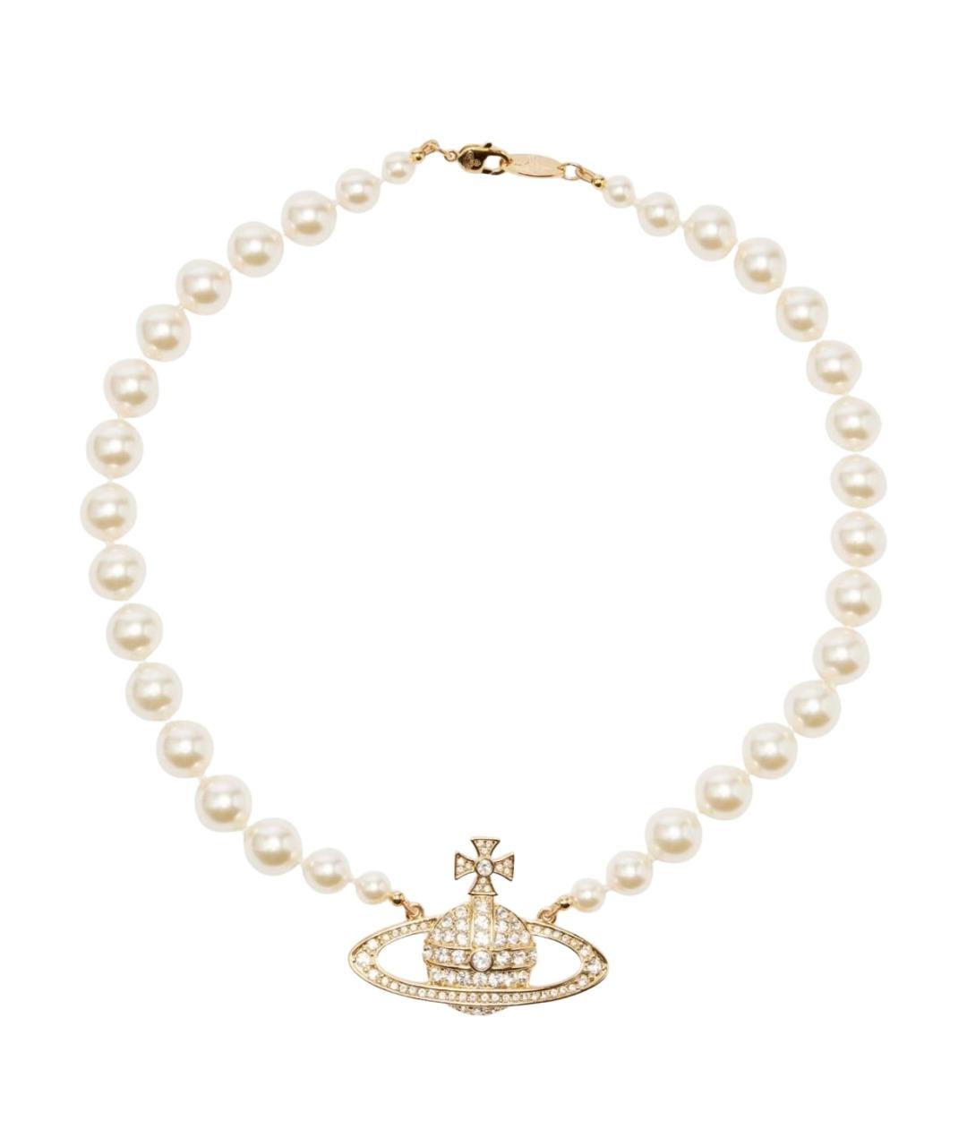 VIVIENNE WESTWOOD Золотой металлический чокер, фото 1