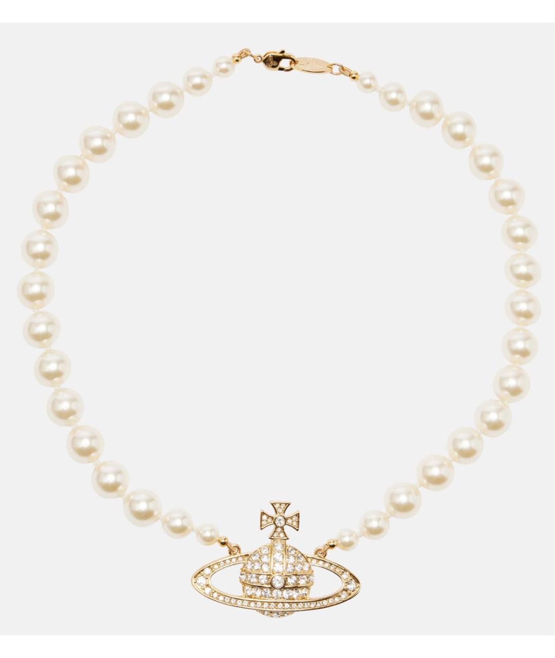 VIVIENNE WESTWOOD Золотой металлический чокер, фото 7