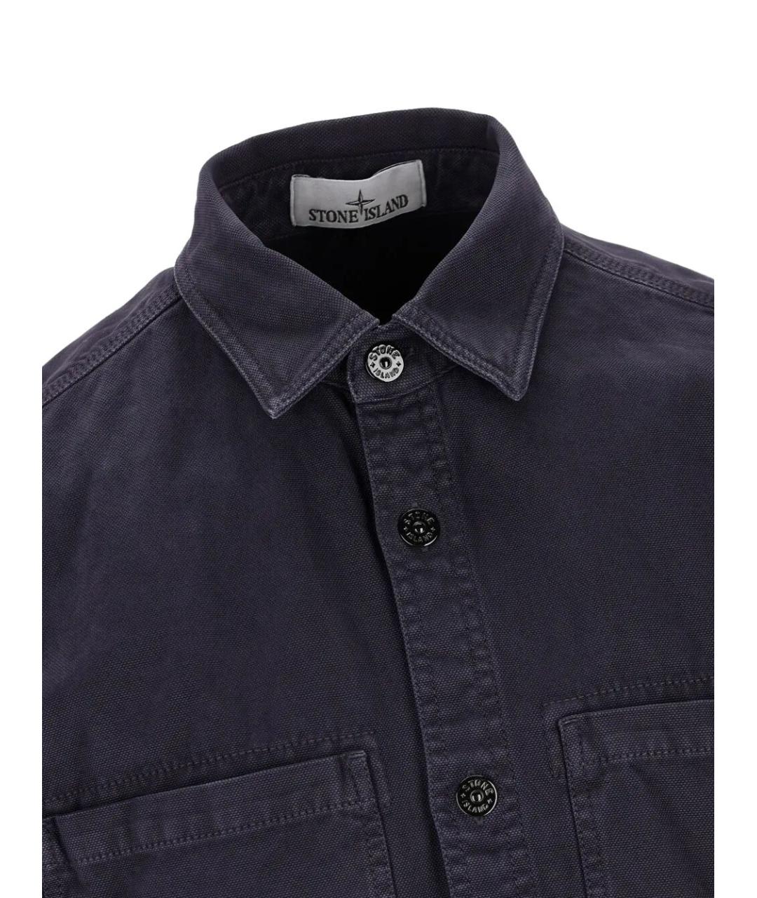 STONE ISLAND Синий хлопковый пиджак, фото 4